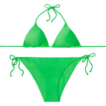 Load image into Gallery viewer, NEON GREEN ADULTS TRIANGLE BIKINI
