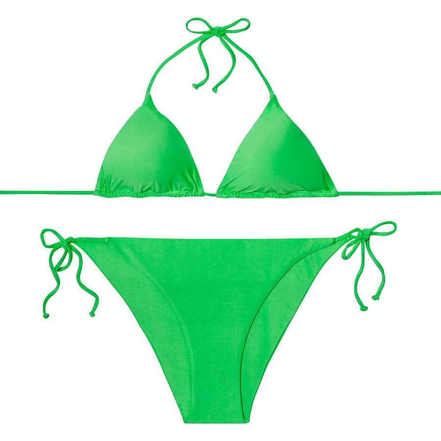 NEON GREEN ADULTS TRIANGLE BIKINI