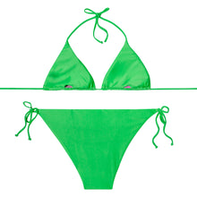 Load image into Gallery viewer, NEON GREEN ADULTS TRIANGLE BIKINI
