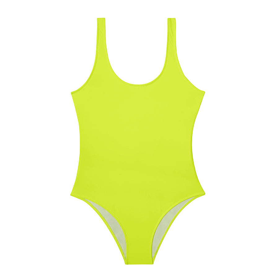 NEON YELLOW ADULTS SWIMSUIT
