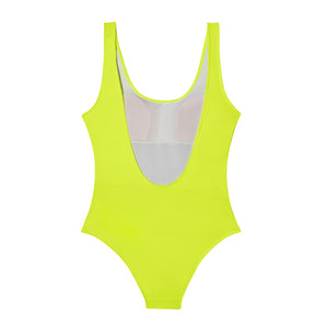 NEON YELLOW ADULTS SWIMSUIT