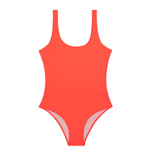Load image into Gallery viewer, NEON ORANGE ADULTS SWIMSUIT
