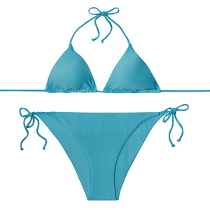 NEON BLUE ADULTS TRIANGLE BIKINI